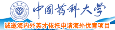 操屄日逼中国药科大学诚邀海内外英才依托申请海外优青项目